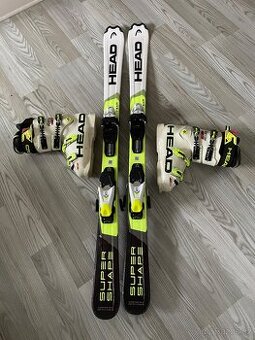 Lyže Head Supershape 137 cm+ lyžáky Head 38-39