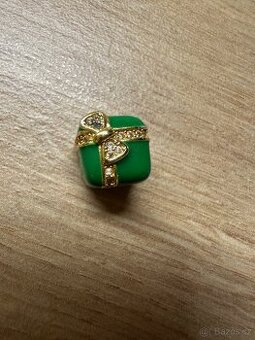 Vypadené kamínky - Zelený dárek přívěsek na Pandora náramek