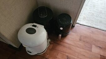 2x horkovzdusna friteza 1x domaci pekarna