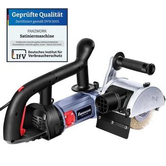 FANZWORK V2 1500 W Satinační válcová kartáčová bruska