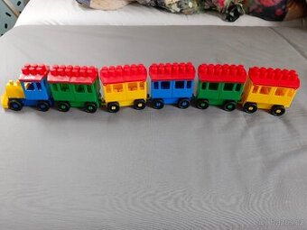 Dětské kostky - vlak