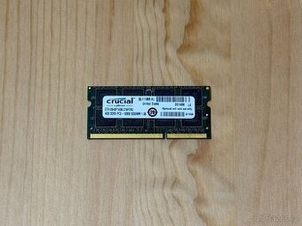 RAM paměť CRUCIAL 4GB DDR3 SODIMM 1600MHz CL11