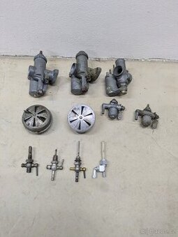 Jawa, ČZ , karburátory, filtry, kohouty