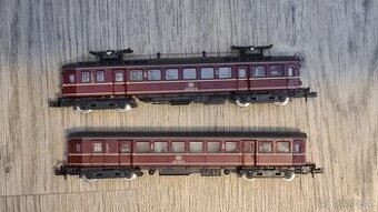 Vláčky N - Elektrický železniční vůz s přípojným vozem
