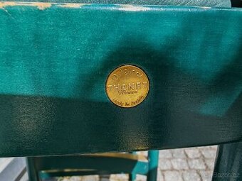 Barové židle Thonet ručně vyráběné ve Vídni rok 1999
