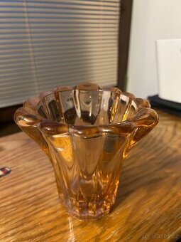 Porcelán sošky sklenice broušené sklo