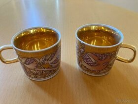 2 ks ozdobné hrníčky na kávu