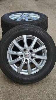 Alu kola 5x114,3 R15 – Toyota, Honda + pneu Bridge