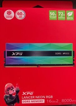 Adata Lancer NEON DDR5 32GB 8000MHz CL38 (2x16GB)