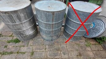 Pozinkované 200L sudy