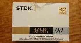 Prodám sadu 5ti audiokazet TDK MA-XG 90