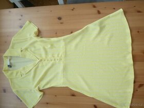 H&M žluté letní šaty vel.34