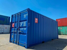 Lodní kontejner 20' AKCE SKLADEM -  RAL 5010 BEZ DOPRAVY