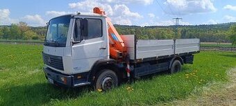 Mercedes-Benz valník a hydraulicka ruka