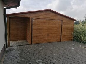 Plechová garáž 6x5,7m - 1