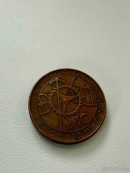 10Kč z roku 2000 Wwonna