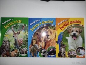 3x kniha o zvířatech Poznáváme...