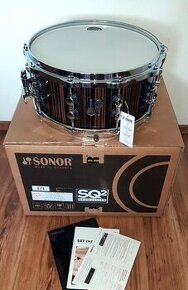 Prodám nový snare Sonor SQ2 Maple- 14x6,5" Ebony(PC33831,-) - 1