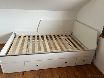 Dětská postel 200x120+ zdarma skřínka s šuplíky