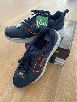Nové pánské modré letní boty / tenisky zn. Skechers