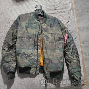 Reflexní maskacova bunda alpha industries