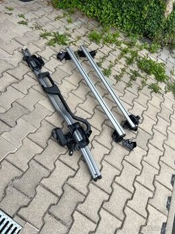 Příčníky Škoda Octavia 2 + stojan na kolo (originál Škoda)
