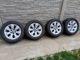 BMW E60/E61 originál kola R16 styling 115+zimní pneu NOKIAN - 1