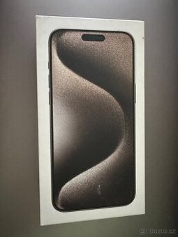iPhone 15 PRO MAX 256GB Natural,baterie 91%, záruka, faktura