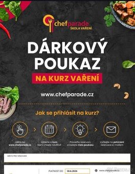 2x poukaz na kurz vaření Chefparade