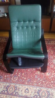 MODERNÍ RELAXAČNÍ KŘESLO-kůže