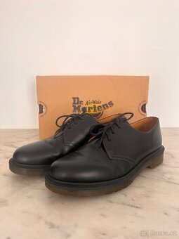 Dr. Martens 1461 PLAIN WELT SMOOTH LEATHER SHOES - BLUE NAVY