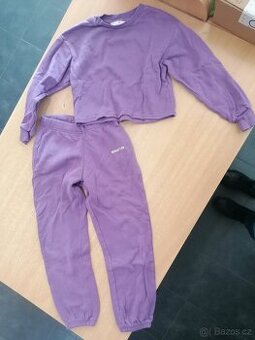 dívčí set tepláky a mikina H&M, 8-9 let, 134