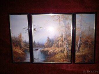 Nástěnný obrázek - trojsada (cena sada).