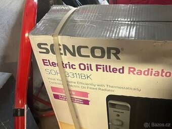 Olejový radiátor Sencor SOH 3311BK - nový, nevybalený