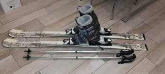 Lyže Blizzard + boty Alpina + hůlky