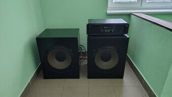 Dva subwoofery + zesilovač 2 x 400W