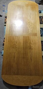 Jidelni sul rustikalni masivni + 6 caunnych zidli