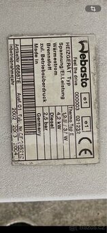 Webasto thermo top E - 1