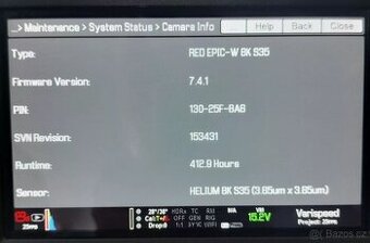 Sada filmové kamery RED EPIC-W 8K (412 H)