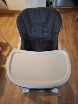 Dětská jídelní židlička 4BABY ICON GREY