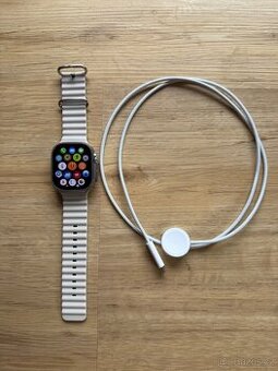 Apple Watch Ultra 2 (49mm, Titanium Case, White Ocean Band)