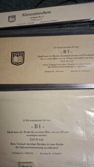 Upínací tašky na znamky