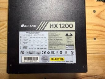 Corsair HX1200 - plně modulární zdroj