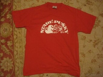 Tričko STARÉ PUŠKY pánske velkosť M, výborný stav