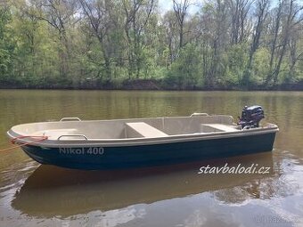 Pramice, rybářský člun, veslice,  loď N 400
