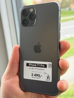 Apple iPhone 11 Pro - 64GB - 87% BAT - 6M ZÁRUKA