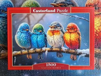 Puzzle 1500 Castorland/Spolu nám je tepleji