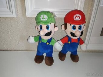 Plyšáci Super Mario a Luigi
