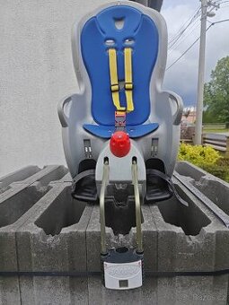 Dětska cyklo sedačka Hamax,včetně nosiče, polohovatelná.