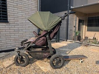 Kočárek TFK Mono2 olive + skateboard